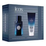 Antonio Banderas The Icon Dárková sada, Eau de toilette 50ml + Aftershave balm 75ml