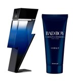 Carolina Herrera Bad Boy Cobalt Dárková sada, Parfémovaná voda 50ml + Sprchový gel 100ml