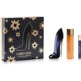 Carolina Herrera Good Girl Dárková sada, parfemovaná voda 80ml + tělový olej 100ml + parfemovaná voda Roll-on 10ml