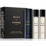 Chanel Bleu de Chanel Parfum Twist and Spray parfum 3 x 20 ml