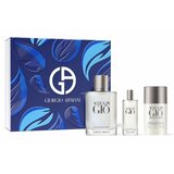 Giorgio Armani Acqua di Gio pour Homme Dárková sada, toaletní voda 100ml +  toaletní voda 15ml + deostick 75ml