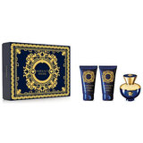Versace Dylan Blue pour Femme Dárková sada, parfémovaná voda 50ml + tělové mléko 50ml + sprchový gel 50ml