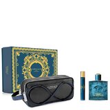 Versace Eros Dárková sada, Parfémovaná voda 100ml + Parfémovaná voda 10ml + kosmetická taška