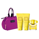 Versace Yellow Diamond Dárková sada, toaletní voda 90ml + tělové mléko 100ml + Sprchový gel 100ml + taška