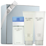 Dolce & Gabbana Light Blue Dárková sada, toaletní voda 100ml + tělové mléko 100ml + sprchový gel 100ml