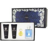Versace Versace pour Homme Dárková sada, toaletní voda 100ml + 100ml balzám po holení + 100ml sprchový gel + klíčenka