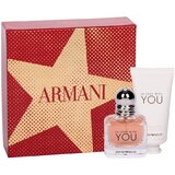 Giorgio Armani Emporio In Love With You Dárková sada, eau de parfum 30ml + hand cream 50ml