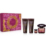 Versace Crystal Noir Dárková sada, toaletní voda 90ml + sprchový gel 100ml + tělové mléko 100ml + toaletní voda 5ml