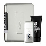 Carolina Herrera 212 VIP Men Dárková sada, toaletní voda 100ml + sprchovy gel 100ml (metal box)