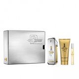 Paco Rabanne 1 Million Lucky Dárková sada, Toaletní voda 100ml + Toaletní voda 10ml + Sprchový gel 100ml