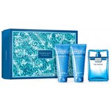 Versace Eau Fraiche Man Dárková sada, toaletní voda 50ml + sprchový gél 50ml + aftershave 50ml
