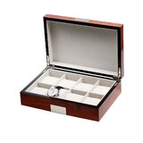 Rothenschild Watch Box RS-2022-8RO for 8 Watches Rosewood