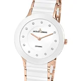 Jacques Lemans 1-1856H Dublin Ceramic Ladies Watch 32mm 5 ATM