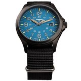 Traser H3 108647 P67 Officer GunMetal Skyblue Men's 42mm 10ATM