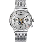 Zeppelin 7036M-1 Hindenburg LZ129 men`s watch moon phase 40mm