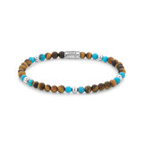 Rebel & Rose Bracelet Mix Tiger Turquoise RR-40109-S-M ladies