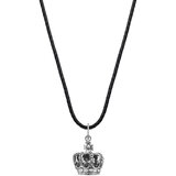 Rebel & Rose NL024-S-70 Royal Crown Unisex Necklace 70cm