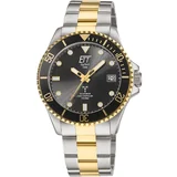 ETT EGS-11606-25M Professional Solar Radio Controlled Mens Watch 44mm 20ATM