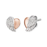 Engelsrufer Ear Studs Heart Wings ERE-LILHEARTWING-BI