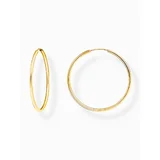 Thomas Sabo CR728-413-39 Gold-plated hoop earrings 40 mm 