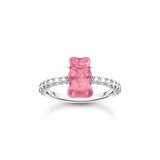 Thomas Sabo TR2459-052-9-54 Silver Ring with pink Gold Bears and Zirconia Ladies