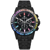 Louis XVI LXVI1129 Mens Watch Majeste Frosted Iced Out Chronograph 43mm 5ATM