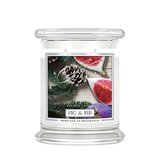 Kringle Candle Fig & Fir vonná svíčka střední 2-knotová (411 g)