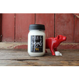 MILKHOUSE CANDLE Milk & Sugar vonná svíčka Farmhouse Jar (368 g)