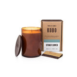KOBO Woodblock Candle Stoneflower vonná svíčka (15oz/425g)