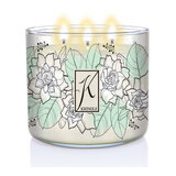 Kringle Candle TUMBLER Gardenia 3-knotová vonná svíčka (411g)