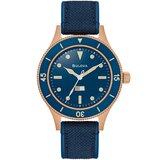 Bulova 98A325 MIL-SHIPS Bronze blue - Pánské hodinky