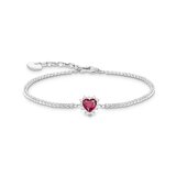 Thomas Sabo A2188-013-10-L19V Herz Armband romance silber