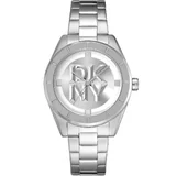 DKNY DK1L016M0045 Chambers Midi Silver - Dámské hodinky