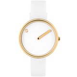 Picto 43320-0212G Ladies Watch White Silicone 30mm 5ATM 