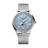 Frederique Constant FC-206MPLB2S6B Womens watch Classics Moneta Moonphase 37mm 5ATM