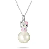 Thomas Sabo KE2391-M06-7-L50V Necklace Hello Kitty with Pearl for Women, Adjustable