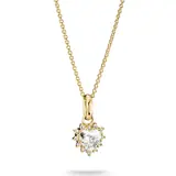 Thomas Sabo KE2386-M01-14-L45V Necklace with Heart-Cut Design for Women, Adjustable