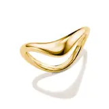 Thomas Sabo TR2544-M01-39-54 Wave-Shaped Ring for Women, Gold-Plated
