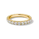 Thomas Sabo TR2467-M01-14-54 Eternity Ring with White Cubic Zirconia for Women, Gold-Plated