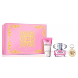 Versace Bright Crystal Dárková sada, toaletní voda 90ml + tělové mléko 100ml + klíčenka 