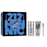 Carolina Herrera 212 Men Dárková sada, toaletní voda 100ml + toaletní voda 10ml + gel po holení 100ml