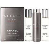 Chanel Allure Homme Sport Eau Extreme Parfémovaná voda, 3x20ml (1x plnitelná + 2x náplň)