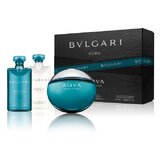 Bvlgari Aqva pour Homme Dárková sada, toaletní voda 50ml + sprchový gel 40ml  + balzám po holení 40ml
