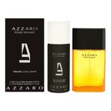 Azzaro Silver Black Dárková sada, toaletní voda 100ml + deospray 150ml