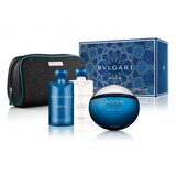 Bvlgari Aqva Atlantiqve Dárková sada, toaletní voda 100ml + balzám po holení 75ml + sprchový gel 75ml + taška