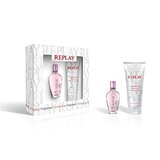 Replay Jeans Spirit! for Her Dárková sada, toaletní voda 20ml + tělové mléko 100ml