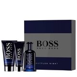Hugo Boss Boss Bottled Night Dárková sada, toaletní voda 100ml + sprchový gel 50ml + balzám po holení 75ml