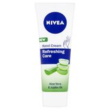 Zklidňující krém na ruce s aloe vera a jojobou Refreshing Care (Hand Cream) 75 ml