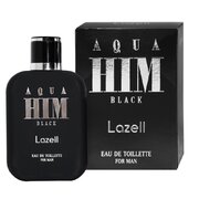 Lazell Aqua Him Black For Men Toaletní voda