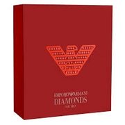 Giorgio Armani Diamonds for Men Dárková sada, toaletní voda 75ml + balzam po holení 50ml + sprchový gel 50ml
